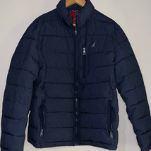 Nautica Men&#39;s Dark Blue Puffer Jacket - $631.37 MXN