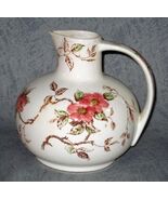 Vintage Pitcher French Country Cottage Decor Vase Springtime Nasco 7" Ta... - $32.18