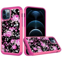 Design Tough Hybrid Case for iPhone 12 Pro Max 6.7 ROSES - £6.12 GBP