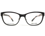 Bobbi Brown Eyeglasses Frames THE KYLIE QVG Black Pink Tortoise Silver 5... - $18.54