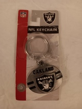 Siskiyou Buckle Co 2003 NFL Pewter Keychain Oval With Split Ring Oakland Raiders - £7.96 GBP
