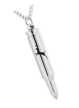 Necklaces for Ashes Bullet Shape Container Pendant - £51.07 GBP