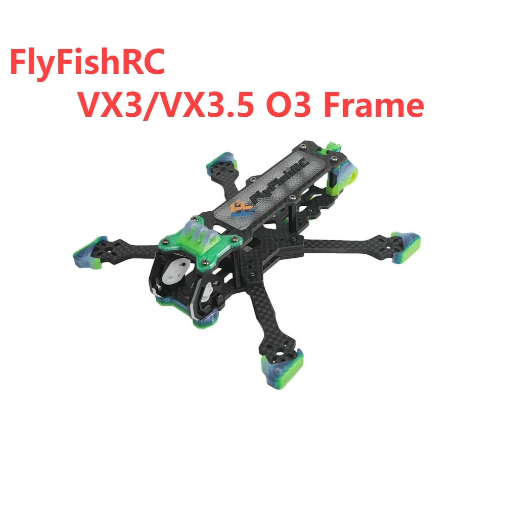Flyfishrc volador vx3 vx3 5 o3 freestyle frame kit compatible with dji o3 air unit for thumb200