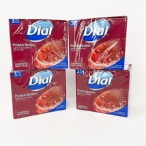 Lot 4 - Dial 3 Pack 4oz Power Berries Antioxidant Glycerin Soap Bars (12... - £116.06 GBP