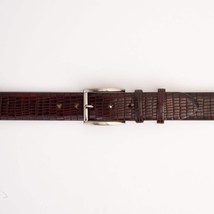The Empire Burgundy Leather Belt image 3