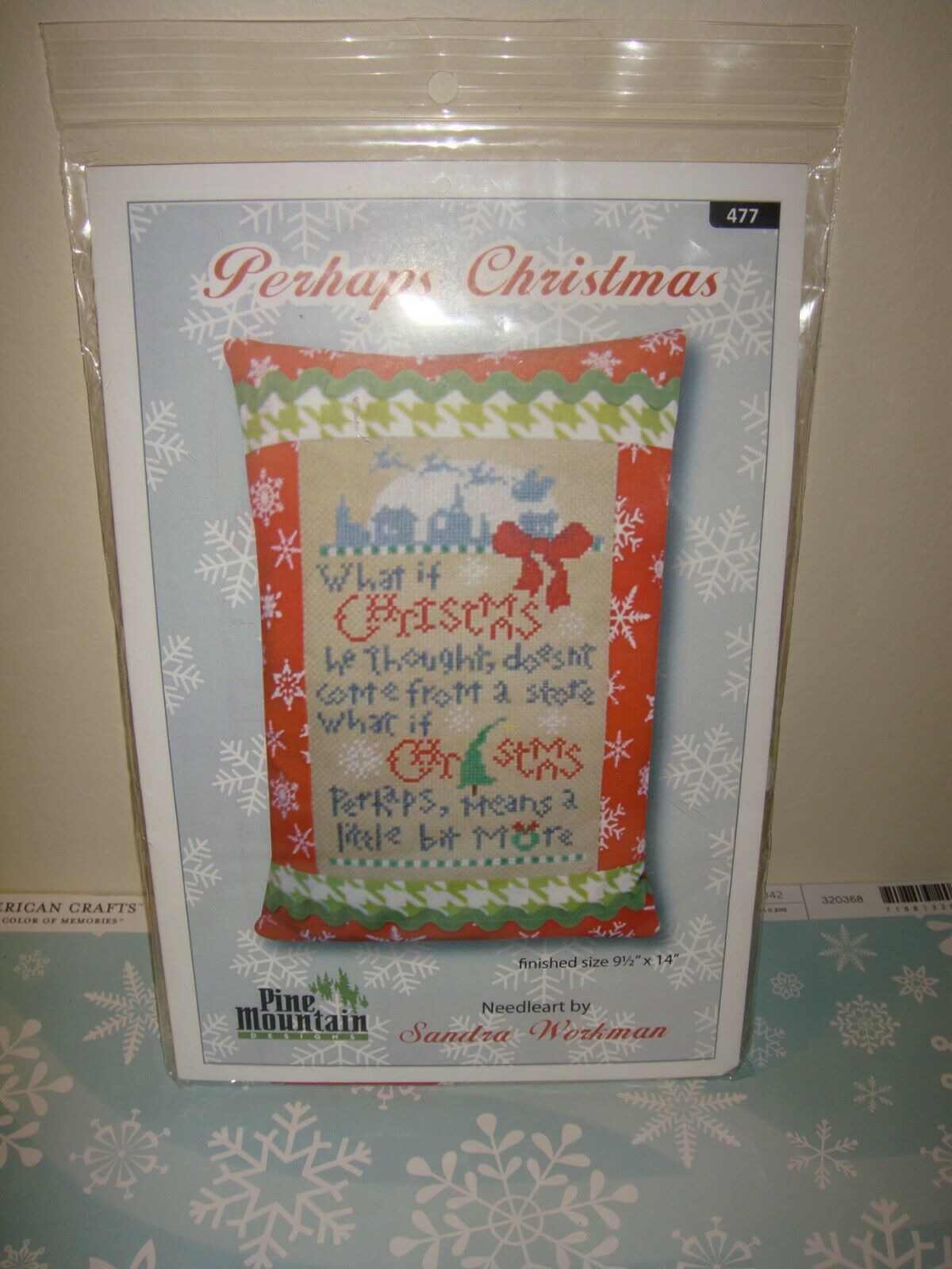 Primary image for Pine Mountain Cross Stitch Perhaps Christmas Kit 