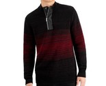 International Concepts Men&#39;s Quarter-Zip Ombre Sweater in Port-Medium - $23.99