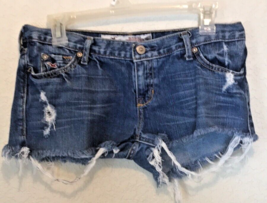 Hollister Distressed Daisy Duke Cutoff Jean Shorts Size 1 - $20.66
