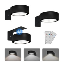 3-Pack Battery Operated Picture Light Magnetic Painting Light With 3 Lighting Mo - £30.59 GBP