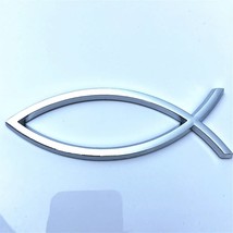 1PC 5x1.6cm  Fish  crafts ABS Car Sticker Emblem 3D  Decal Auto Accessories - $76.12