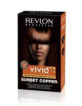 Revlon Realistic Vivid Permanent Color Hair Dye Sunset Copper 110ml - $5.71