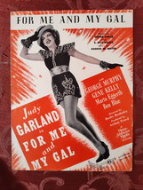 RARE Sheet Music For Me And My Gal Judy Garland Edgar Leslie E R Goetz G W Meyer - £12.73 GBP