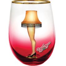 A Christmas Story Leg Lamp Stemless Wine Glass 20 oz - $27.70