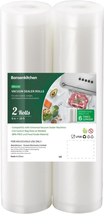 Bonsenkitchen Vacuum Food Sealer Rolls Bags, 2 Packs 8 in X 20 Ft, BPA F... - £10.05 GBP