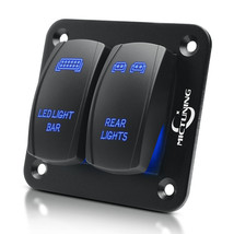 2Pcs Rocker Switch Panel Led Light Bar &amp; Rear Light For Suv Car Truck - £21.16 GBP