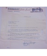 Vintage Letter From The Fremont State Bank Fremont MI 1960 - $37.13 MXN