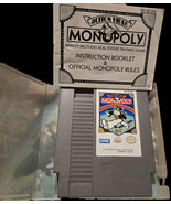 Monopoly (Nintendo Entertainment System, NES, 1991) With Instructions &amp; ... - $14.03