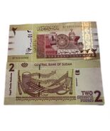2017 Sudan 2 Pounds Banknote UNC Musical Instruments Design - $3.93 CAD