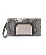 Womens Purse Clutch Handbag JLO Jennifer Lopez Leopard Snakeskin Fx Leat... - £21.90 GBP