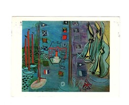 Art POSTCARD- &quot; The B ASIN Of Deauville&quot; 1937- Raoul Dufy Bka - £1.55 GBP