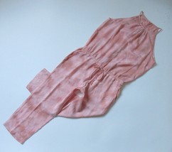NWoT Anthropologie Cloth &amp; Stone Peach Tie Dye Sleeveless Cropped Jumpsu... - £32.76 GBP