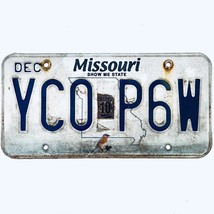 2010 United States Missouri Bluebird Passenger License Plate YC0 P6W - £14.74 GBP