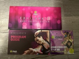 Zumba Fitness Exhilarate 7 Dvd Set w/ Program Guide + Live &amp; Flat Abs Dvd Nice!! - £9.73 GBP