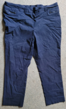 Women&#39;s Avenue Plus Size 22TL Exercise Pants Faux Zipper Pockets Royal B... - $14.99