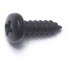 #4 x 3/8&quot; Black Steel Phillips Pan Head Sheet Metal Screws (50 pcs.) - $12.90