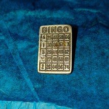 Vintage bingo card Pinback~nice for bikers vest - £18.82 GBP