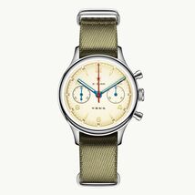 Seagull 1963 Quartz Sapphire Chronograph Watch 40mm Waterproof Luminescent - $29.59