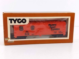 TYCO Brown Box 329J Pacific Fruit Express 40&#39; Wood Reefer PFE 77678 HO Scale NEW - £8.53 GBP