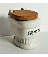 Vintage Rare 1950&#39;s Ceramic Toilet Seat &quot;GENT&#39;S&quot;  Japan NOS - £13.32 GBP