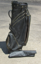 Vintage MacGregor Tourney men&#39;s golf bag 3 way divider black w/cover - £26.76 GBP