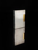 S.T. Dupont Gatsby Palladium &amp; Gold Pocket Lighter ( Empty on Fuel ) - $767.25