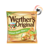 6x Bags Werther&#39;s Original Caramel Apple Filled Creamy Hard Candies 2.65oz - $22.03
