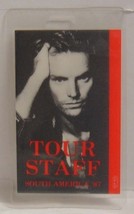 STING / THE POLICE - VINTAGE ORIGINAL CONCERT LAMINATE TOUR BACKSTAGE PASS - $15.00