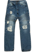 Modern Culture Moto Highway Slim Fit Stretch Distressed Jeans Men&#39;s 32x32 - £12.51 GBP