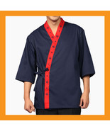 chef jacket coat sushi restaurant bar clothes uniforms japanese women me... - €20,60 EUR