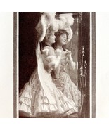 Lotta Faust Stage Actress Victorian Era Theater 1906 Photo Plate Printin... - £18.92 GBP