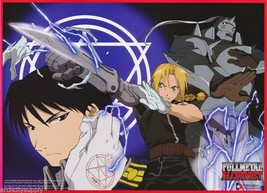 Full Metal Alchemist Poster Japanese Anime Cast Shot - $495.35 MXN