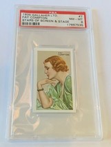 Gallaher Cigarette Tobacco Card 1935 Stars Screen Stage PSA 8 Fay Compton #7 vtg - £118.70 GBP