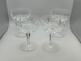 Set of 4 Waterford Crystal KILDARE Low Champagne / Sherbet Glasses - $189.99