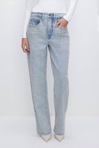 Good American 90s diamond fringe jeans for women - size 6 - £81.42 GBP