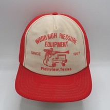 Snapback Trucker Farmer Hat Wood High Pressure Equipment Plainview Texas - $24.74