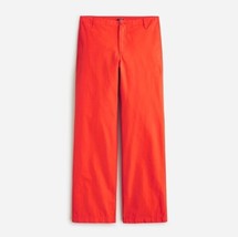 New J Crew Women Sailor Heritage Chino Pants Flame Red Sz 27 Mid Rise Co... - £47.47 GBP
