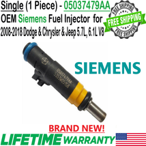 Brand New Siemens Oem x1 Fuel Injector For Dodge Ram Chrysler Jeep 5.7L 6.1L V8 - £66.33 GBP