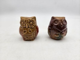 Vint Preowned Pair Of Salt And Pepper Shaker Owls - $10.00