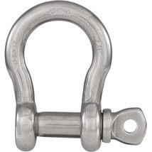 N100-278 1/4&quot; SS Anchor Shackle - Quantity 1 - $18.81