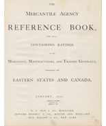 1871 Vermont Mercantile Agency Reference Book - R. G. Dun & Co. Credit  - $25.00